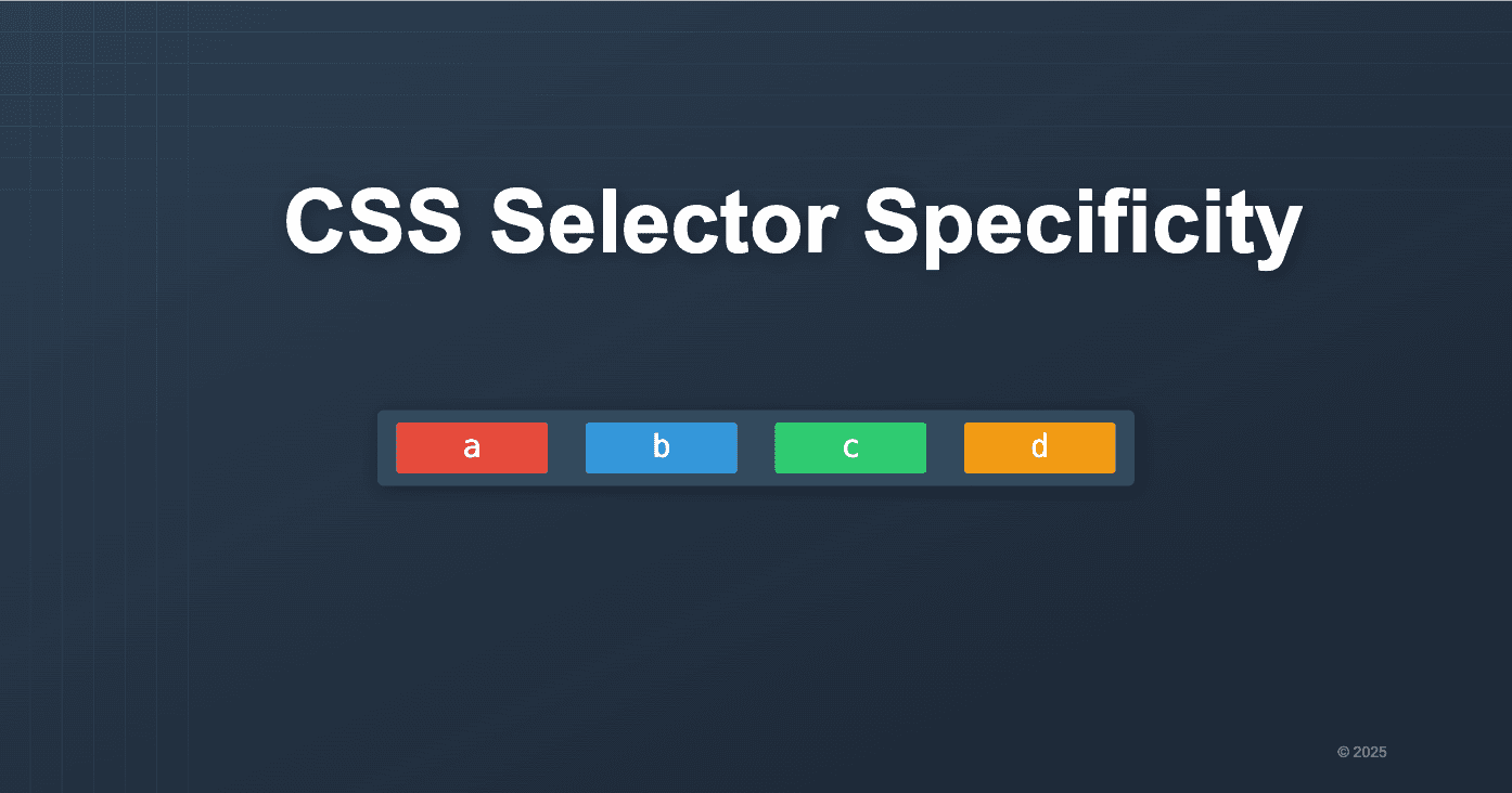 CSS Selector Specificity